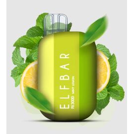 Одноразка Elf Bar RI3000 Mint Lemon (М'ята Лимон)