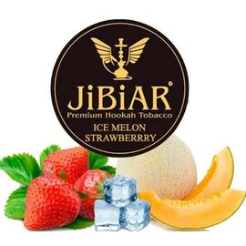 Тютюн Jibiar Ice Melon Strawberry (Диня Полуниця Льод) 100гр