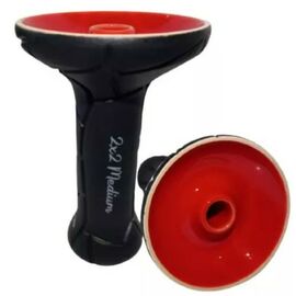 Чаша для кальяну 2х2 Medium Turtle Red