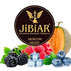 Тютюн Jibiar Moskow Night (Диня Ягоди Лимон Виноград Льод) 100гр