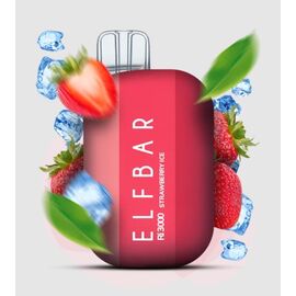 Одноразка Elf Bar RI3000 Strawberry Ice (Полуниця Лід)