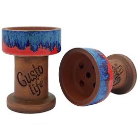 Чаша для кальяну Gusto Bowls Rook Blue Red