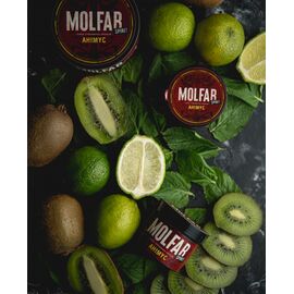 Тютюн Molfar Spirit Анімус (Ківі Аґрус Лайм Мелісса) 100гр