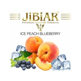 Тютюн Jibiar Ice Peach Blueberry (Персик Чорниця Лід) 100 гр