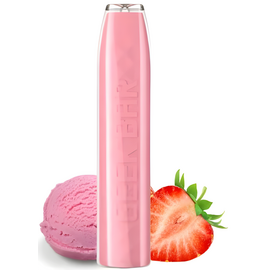 Одноразка Geek Bar PRO 1500 Strawberry Ice Cream (Гік бар Полунове Морозиво)