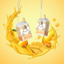 Одноразка Lavie Milk 7000 Strawberry Mango (Полуниця Манго)