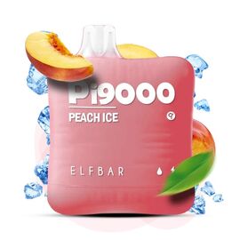 Електронна Цигарка Elf Bar 9000 Peach Ice (Персик Лід)