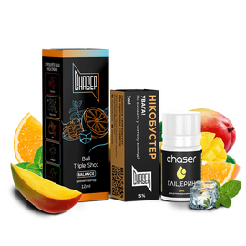 Рідина Набір Chaser Black Bali Triple Shot 30 мл 5%