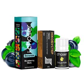 Рідина Набір Chaser Lux Bluberry Mint 30 мл 5%