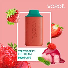 Одноразка Vozol 6000 Strawberry Ice Cream (Полуничне Морозиво)