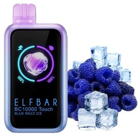 Одноразка Elf Bar 10000 Touch Blue Razz Ice (Блакитна Малина Лід)