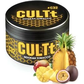 Тютюн Cult Medium M32 Mango Passion Fruit Pineapple (Манго Маракуя Ананас) 100гр