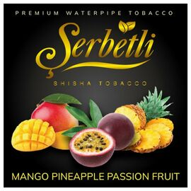 Тютюн Serbetli Pineapple Mango Passion Fruit Peach (Ананас Манго Маракуя Персик) 500 гр