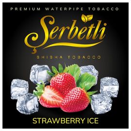 Тютюн Serbetli Ice Strawberry (Полуниця Льод) 100 гр