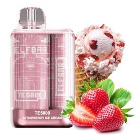 Одноразка Elf ​​Bar TE5000 Strawberry Ice Cream (Полуничне Морозиво)