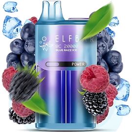 Одноразка Elf Bar BC20000 Blue Razz Ice (Блакитний Лимонад Лід)