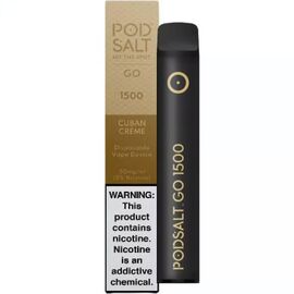 Одноразка POD Salt 1500 Cuban Cream (Кубинський Крем)