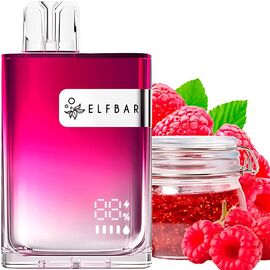 Одноразка Elf Bar CR8000 Sour Raspberry Jam (Кислий Малиновий Джем)