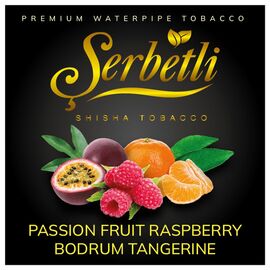 Тютюн Serbetli Passion Fruit Raspberry Bodrum Tangerine (Маракуя Малина Мандарин) 500 гр