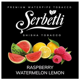 Тютюн Serbetli Raspberry Watermelon Lemon (Малина Кавун Лимон) 100 гр