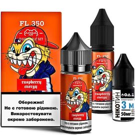 Рідина Набір Flavorlab FL350 Raspberry Energy (Малина Енергетик) 30 мл 5%