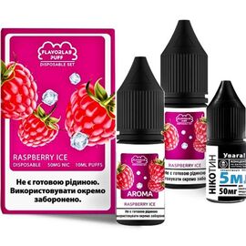 Рідина Набір Flavorlab Puff Raspberry Ice (Малина Лід) 10 мл 5%
