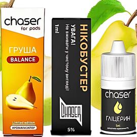 Рідина Набір Chaser Груша 10 мл 5%