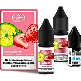 Рідина Набір Flavorlab Puff Strawberry Lime (Полуниця Лайм) 10 мл 5%