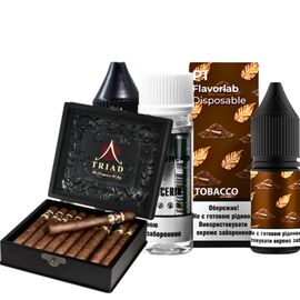 Рідина Набір Flavorlab Р1 Tobacco (Тютюн) 10 мл 5%