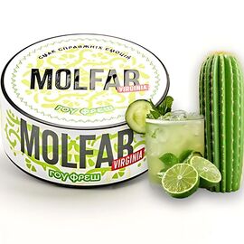 Тютюн Molfar Virginia Line Гоу Фреш (Лимонад Огірок Кактус Лайм) 100 гр