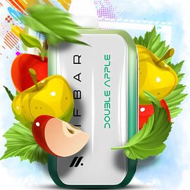 Одноразка RifBar Turbo X 25000 Double Apple (Подвійне Яблуко)