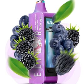 Одноразка Elf Bar Planet 25000 Sour Blackberry Blueberry (Кисла Ожина Лохина)