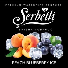 Тютюн Serbetli Peach Blueberry Ice (Персик Чорниця Лід) 500 гр