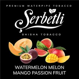 Тютюн Serbetli Watermelon Melon Mango Passion Fruit (Кавун Диня Манго Маракуя) 500 гр