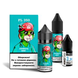 Рідина Набір Flavorlab FL350 Cranberry Mint (Журавлина М'ята) 30 мл 5%