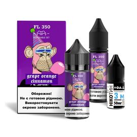 Рідина Набір Flavorlab FL350 Grape Orange Cinnamon (Виноград Апельсин Кориця) 30 мл 5%