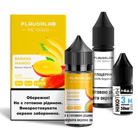 Рідина Набір Flavorlab PE 10000 Banana Mango (Банан Манго) 30 мл 5%