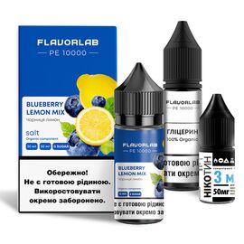 Рідина Набір Flavorlab PE 10000 Blueberry Lemon Mix (Чорниця Лимон) 30 мл 5%