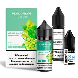 Рідина Набір Flavorlab PE 10000 Grape Mint (Виноград М'ята) 30 мл 5%