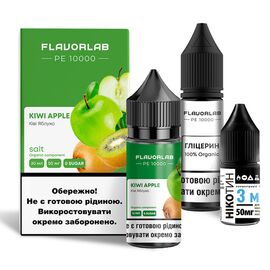 Рідина Набір Flavorlab PE 10000 Kiwi Apple (Ківі Яблуко) 30 мл 5%