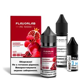 Рідина Набір Flavorlab PE 10000 Raspberry Pomegranate (Малина Гранат) 30 мл 5%