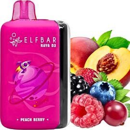 Одноразка Elf Bar RAYA D3 25000 Peach Berry (Персик Ягоди)
