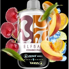 Одноразка Elf Bar Combo Pro 30000 Cherry & Peach Lemonade (Вишня, Персик Лимонад)