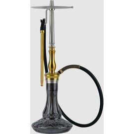 Кальян Oduman Sahra Gold Black Glass