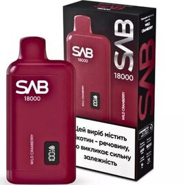 Одноразка SAB 18000 Wild Cranberry (Дика Журавлина)