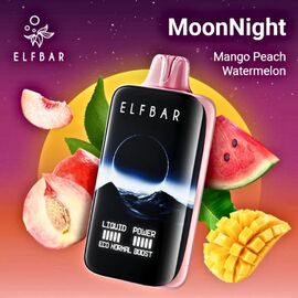 Одноразка Elf Bar MoodNight 40000 Mango Peach Watermelon (Манго Персик Кавун)