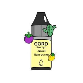 Рідина Gord Cactus Lemon Mangosteen (Кактус Лимон Мангостин) 35 мл 5%