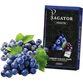 Безтютюнова суміш Bagator Blueberry & Black Grape (Чорниця, Чорний Виноград) 50гр