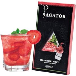 Безтютюнова суміш Bagator Strawberry Mojito (Полуничний Мохіто) 50гр
