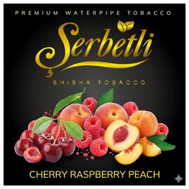 Тютюн Serbetli Cherry Raspberry Peach (Вишня Малина Персик) 50 гр